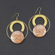 Crazy Lace Coin Earrings