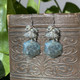 Labradorite Hexagon Drop Earrings