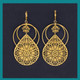 Blooming Lotus Filigree Earrings