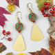 Tibetan Coin Earrings