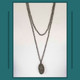 Pyrite Knotted Necklace