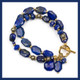 Lapis Multistrand Bracelet