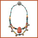 Red Jasper Frog Necklace
