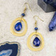 Lapis Teardrop Earrings