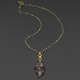 Bronzite Leaf Necklace