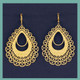 Teardrop Filigree Earrings