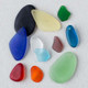 Sea Glass Free Form Pendants