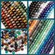 New Large Hole Gemstone Beads 