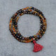 Pietersite & Carnelian Wrap Bracelet