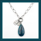 Apatite & Charm Necklace
