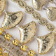 Pewter Beads - Gold