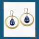 Kyanite Teardrop Earrings