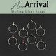 Sterling Silver Hoops