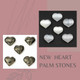 Heart Palm Stones