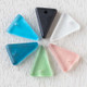 Sea Glass Triangle Pendants