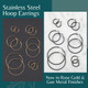 Stainless Steel Hoop Earrings