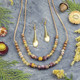 Illuminating Gemstone & Brass Jewelry