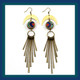 Tibetan Moon Earrings