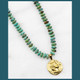 Turquoise Coin Necklace