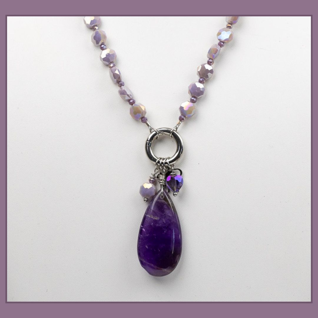 Crystal Coin Necklace Crystal Coin Necklace