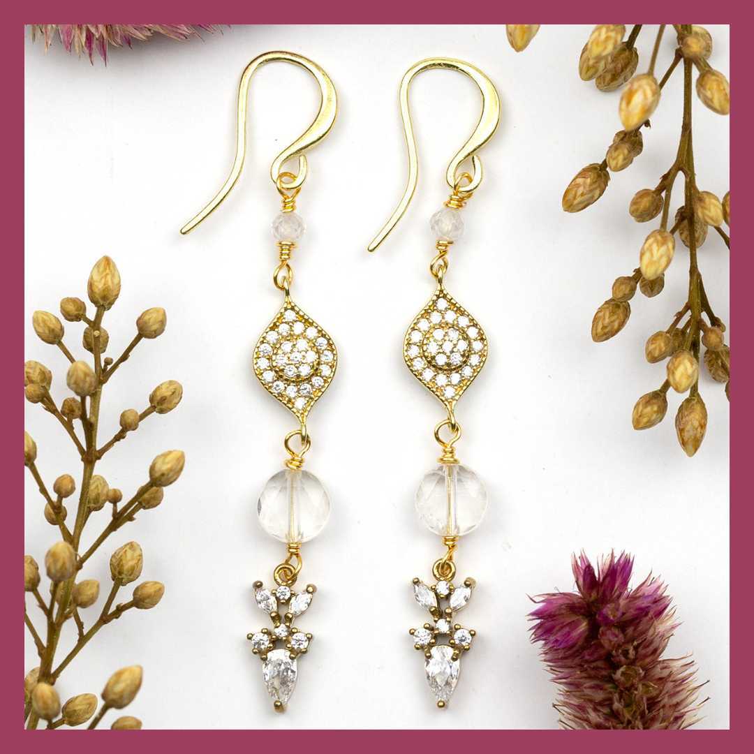 Elegant Brass Earrings Elegant Brass Earrings