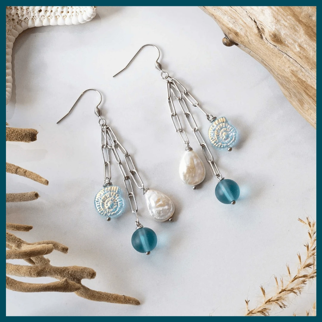 Shell Dangle Earrings