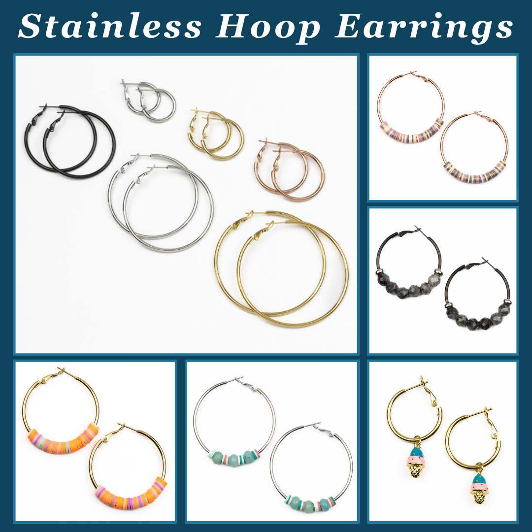 Earring Hoops- Stainless Steel