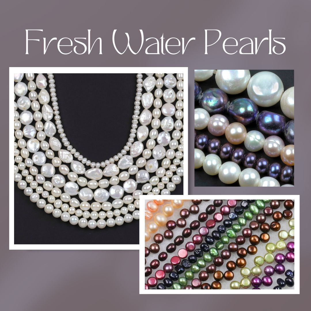 9-10mm freshwater baroque nugget pearl strands wholesale, A+ - pearl  jewelry wholesale