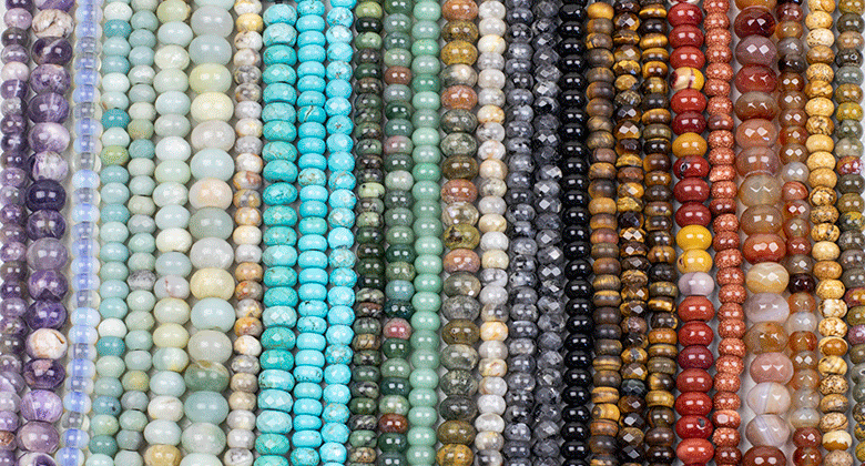 Large Hole Beads, Natural Stone Beads