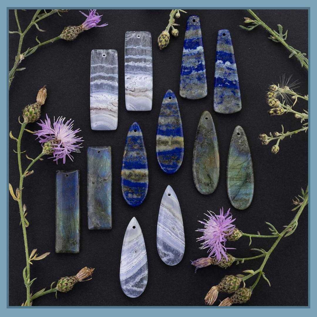 beautiful gemstone pendant pairs