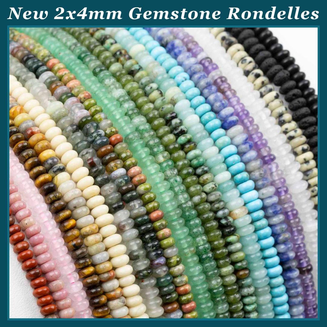 New Gemstone Coin Beads
