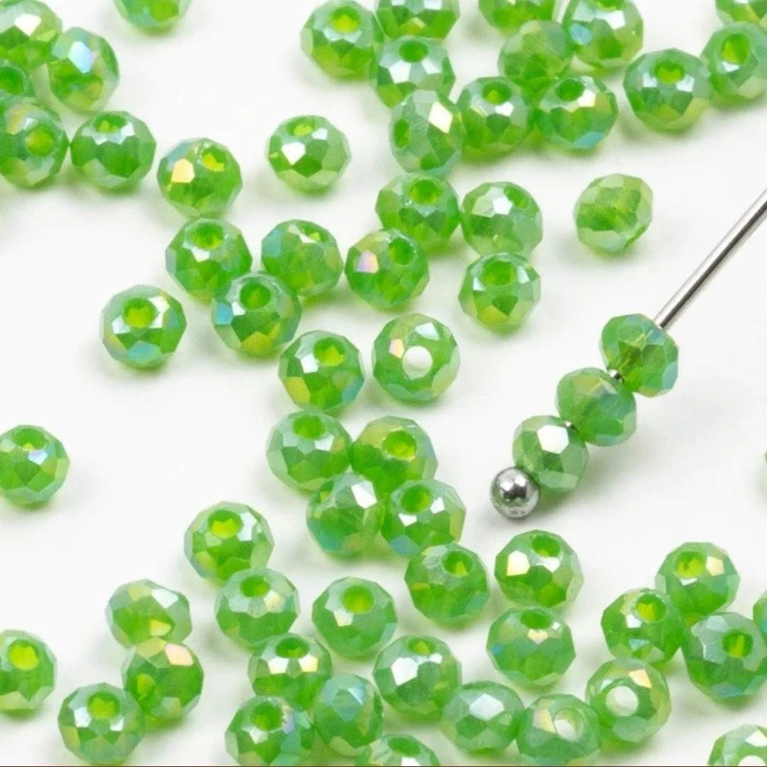 Crystal Rondelle Beads- Bug Legs