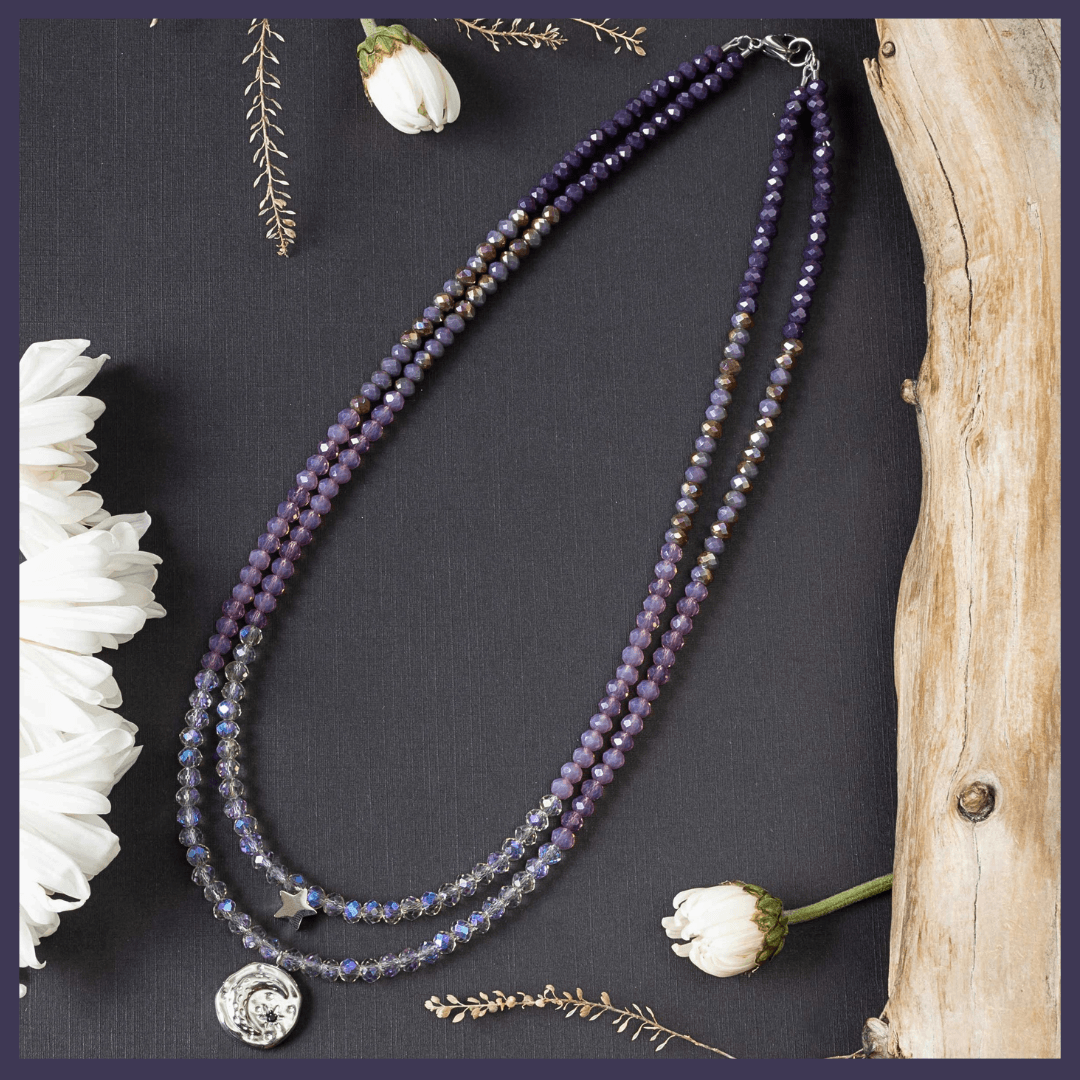 Lavender Eclipse Necklace