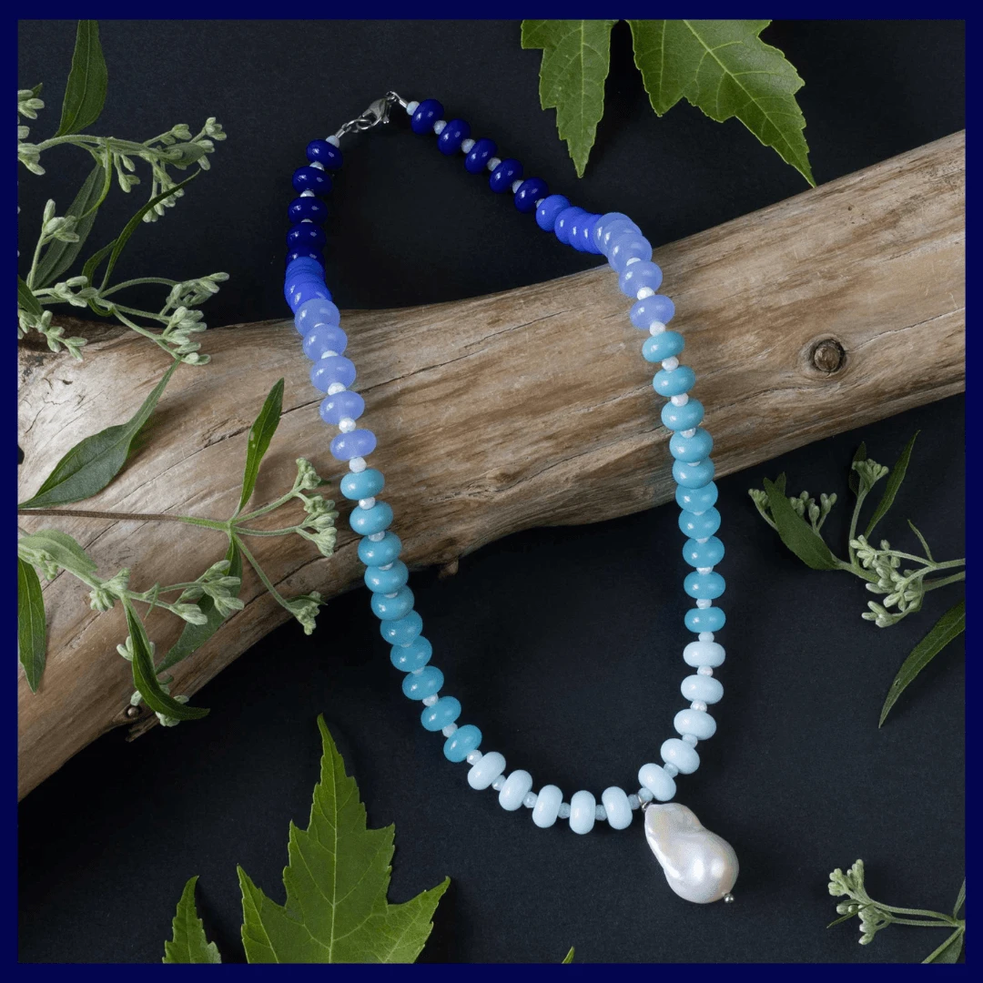 Blue Sugar Candy Necklace