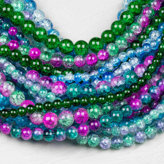 Crackle Glass Beads Crackle Glass Beads