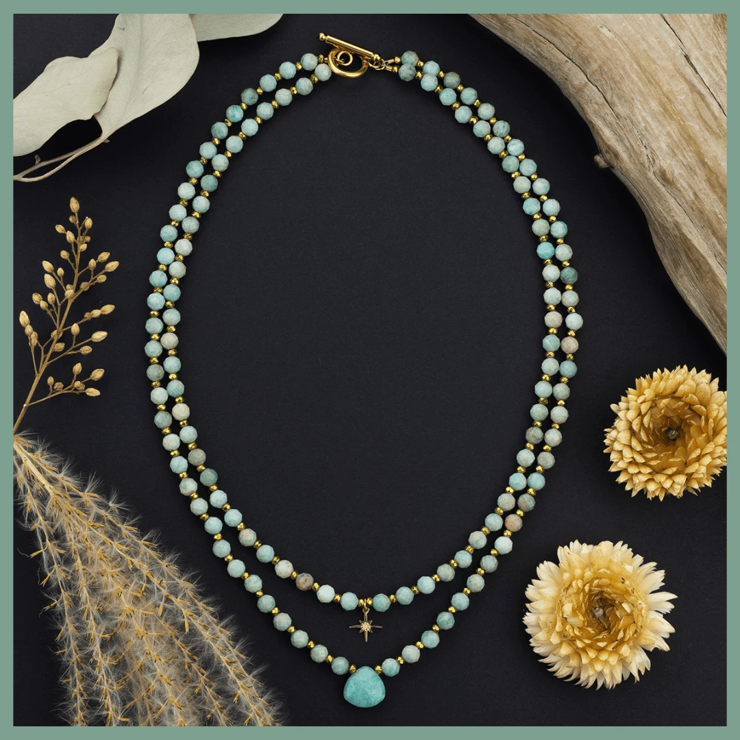 Amazonite Layered Necklace