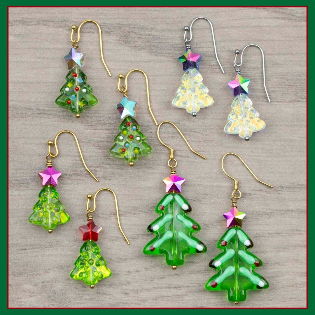 Christmas Tree Earrings