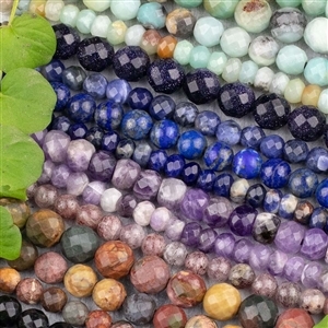 Beads - Large Hole Beads - Large Hole Gemstone Beads - Cherry Tree