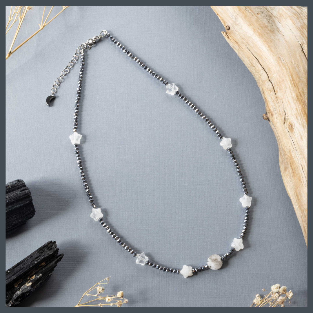 Midnight Monochrome Necklace