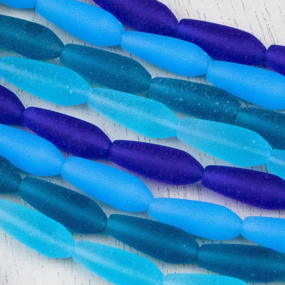 Sea Glass Style Teardrops Sea Glass Style Teardrops