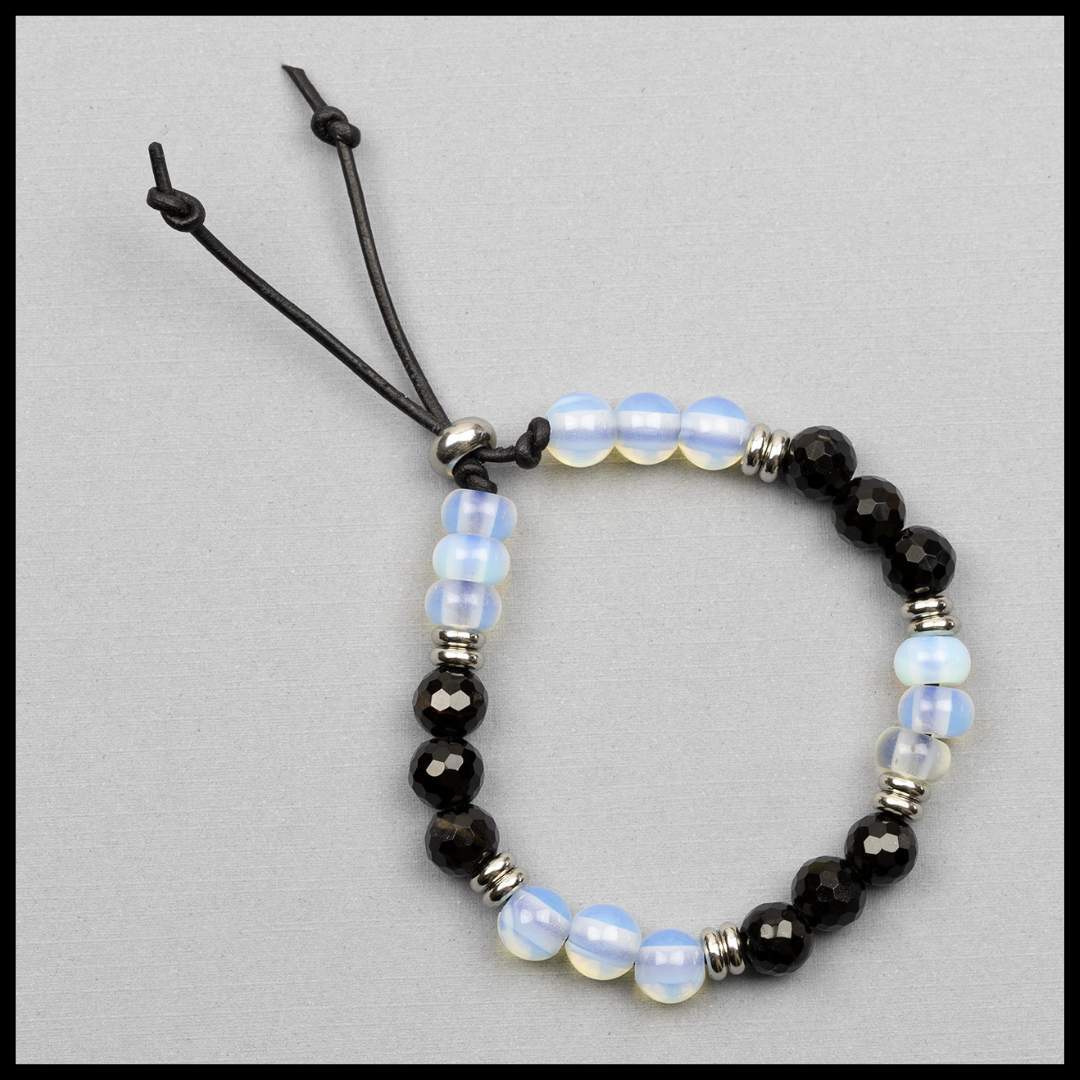 Opalite & Onyx DIY Bracelet Opalite & Onyx DIY Bracelet