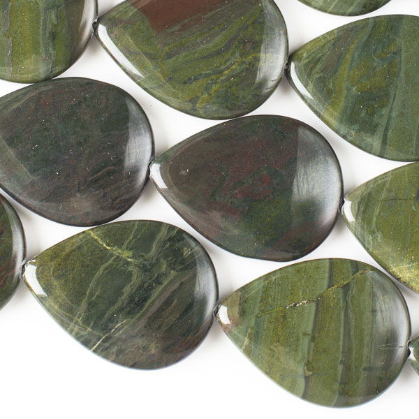 Beads - Gemstone Beads & Pendants - African Green Jasper Beads