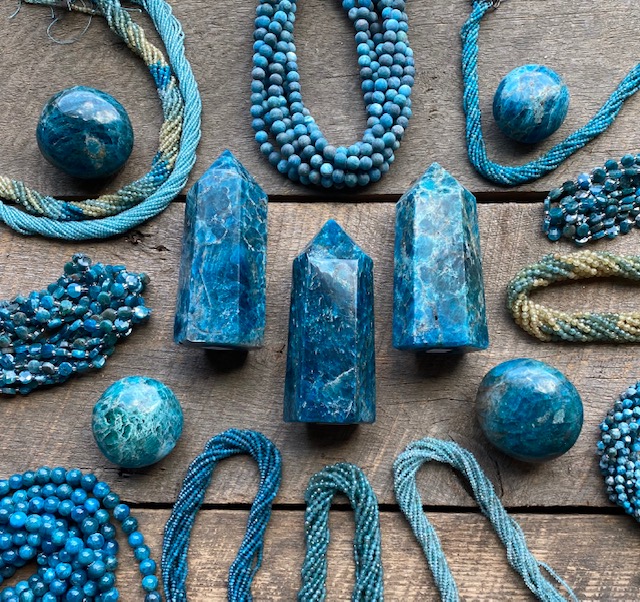 Beads - Gemstone Beads & Pendants - Apatite Beads & Pendants