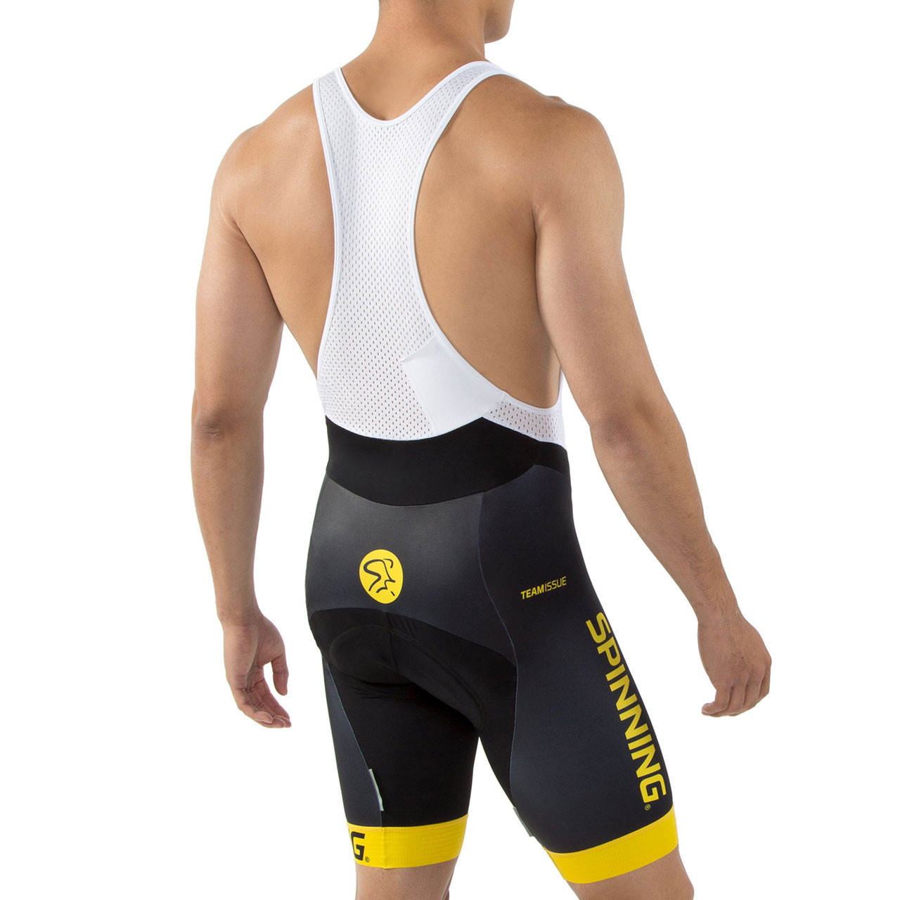 Spinning® Team Men's Cycling Bib Short - Yellow