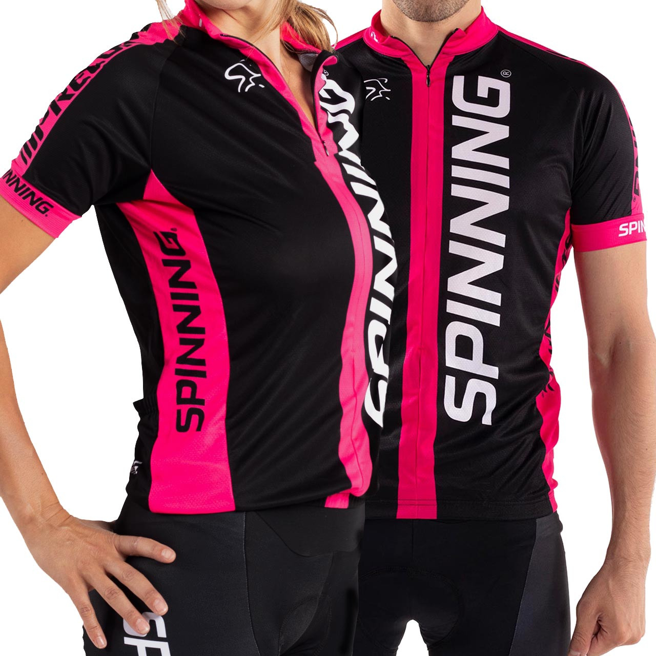 pink cycling jersey