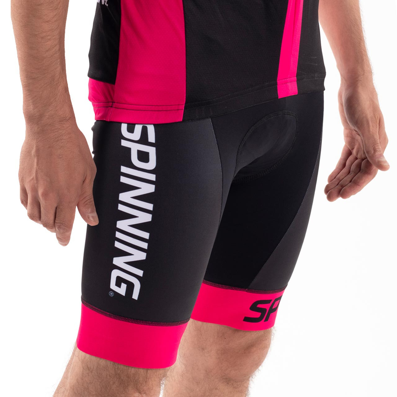 Spinning® Team Men's Padded Cycling Short - Pink