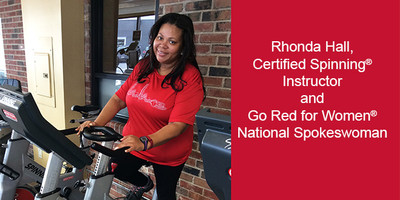 Rhonda Hall Certified Spinning Instructor and Go Red for Women