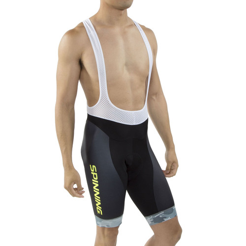 Spinning® Hercules Men's Cycling Bib Shorts - Yellow