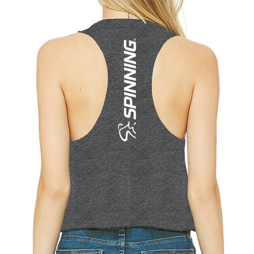 Spinning® Women's Flow Scoop Muscle Tank - Green