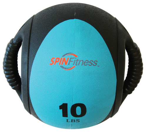 SPIN Fitness® Dual Grip Medicine Ball 10lb